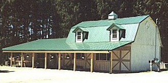 Commercial Pole Barn Building by Just Barns
